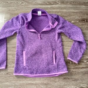 Girls half zip sweatshirt jacket. Size 10-12. Excellent condition